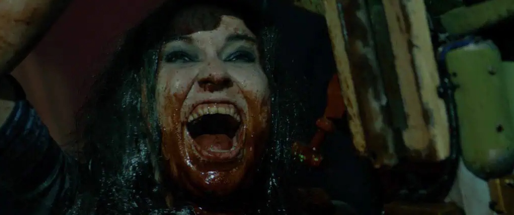 Olivia killed Papaya, and finally he will live. This is the last scene of the movie Shiver Me Timbers.